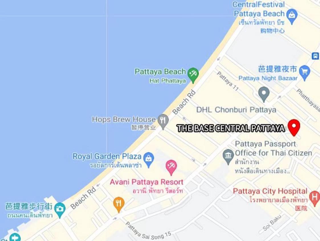 Apartament The Base Pattaya Zewnętrze zdjęcie